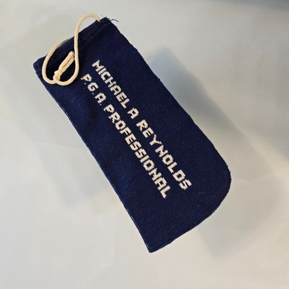 Vintage Augusta Country Club Drawstring Bag Michael Reynolds PGA Professional - Picture 3 of 4